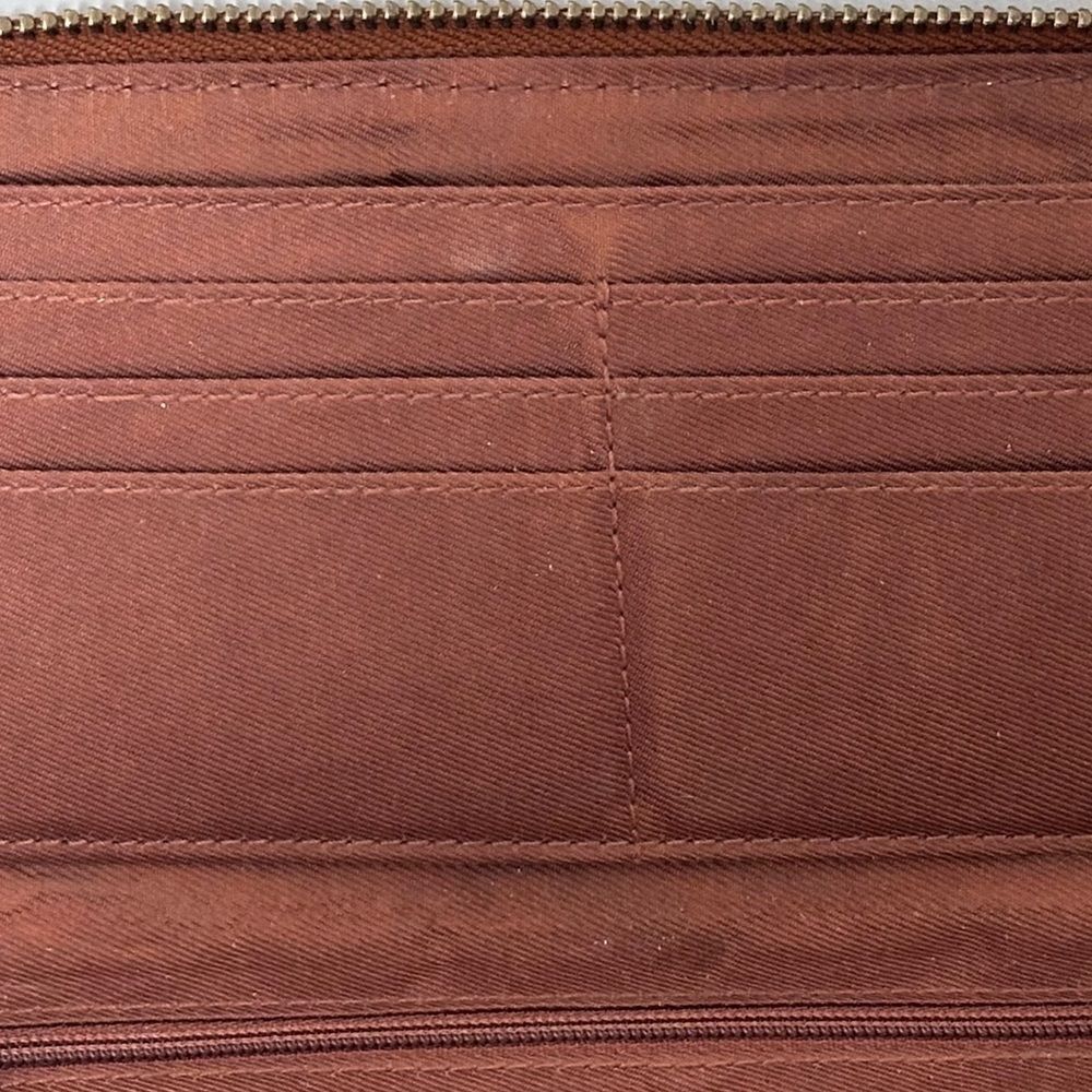 Free People Wallet Brown Distressed Vegan Leather Wristlet Strap Zip Closure - Picture 5 of 12